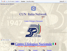 Tablet Screenshot of centroufologiconazionale.net